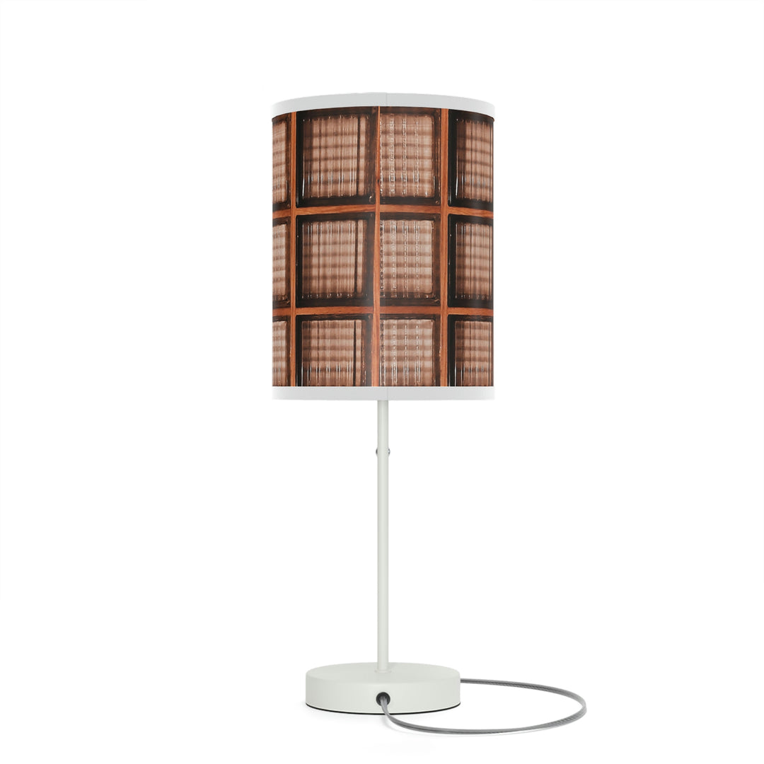 Wood and Glass design Lamp on a Stand, US|CA plug