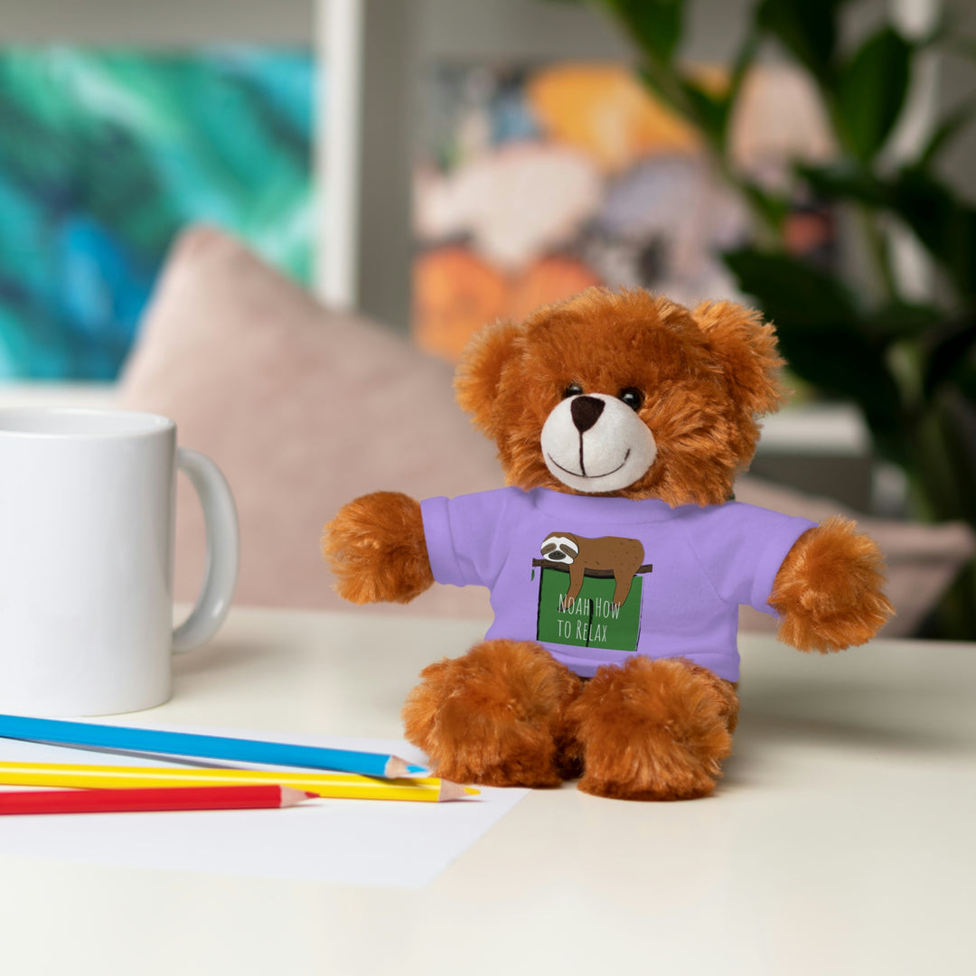 Noah How to Relax Stuffed Animals with Tee