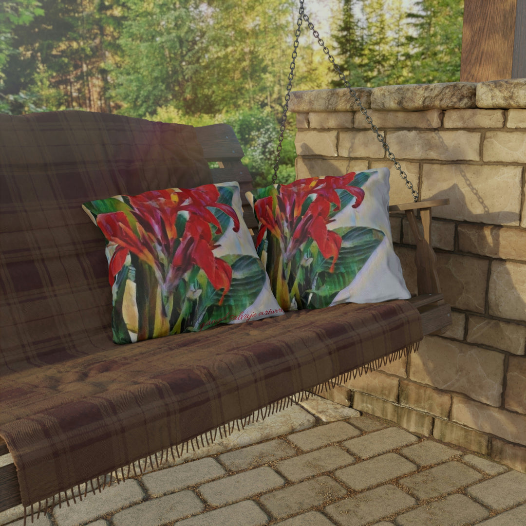 Texan Cannas Outdoor Pillows
