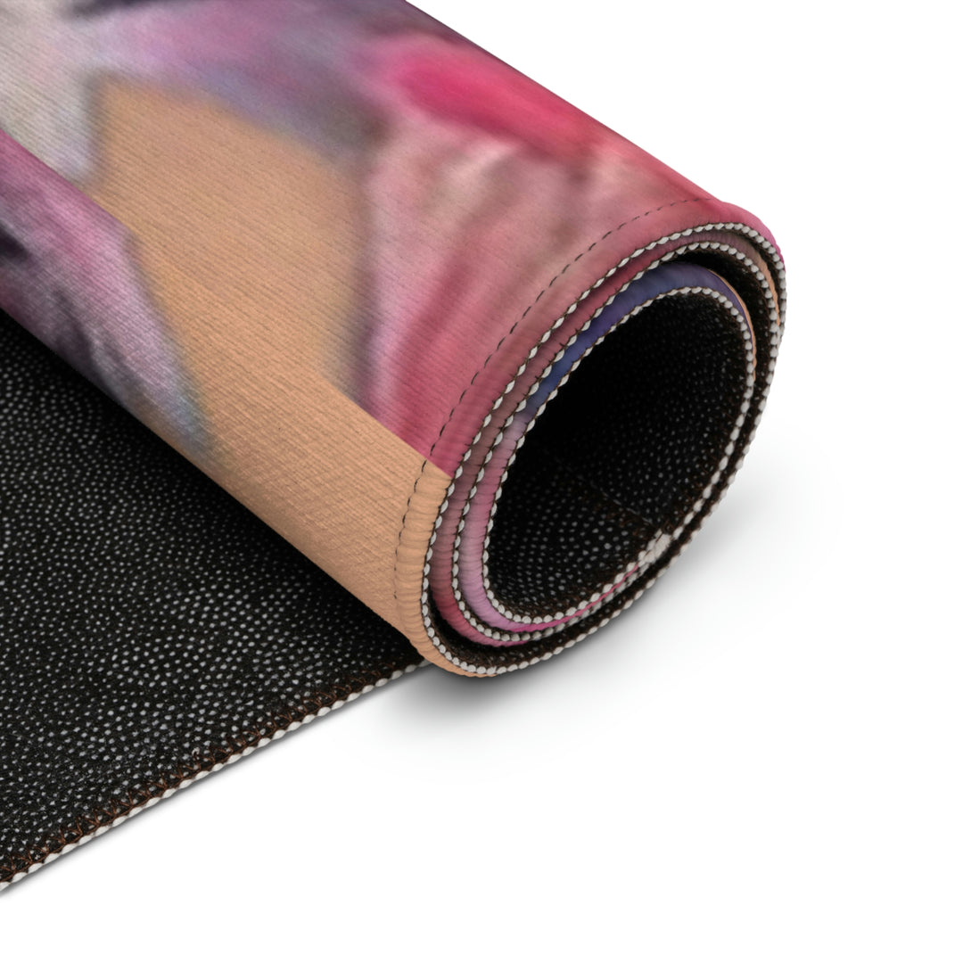 Floral in coral Dornier Rug
