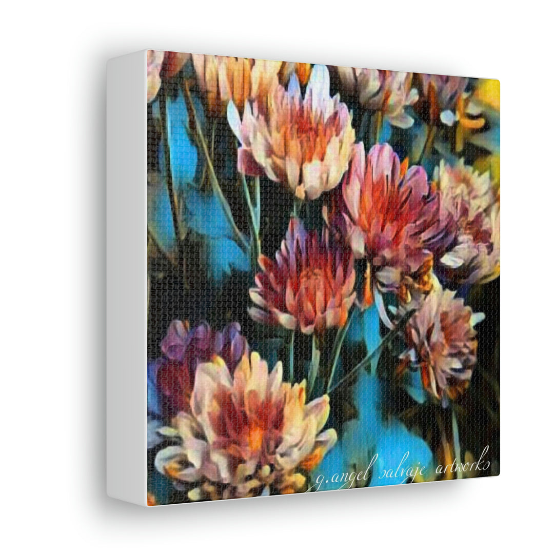 Corinthian Mums Canvas Gallery Wraps