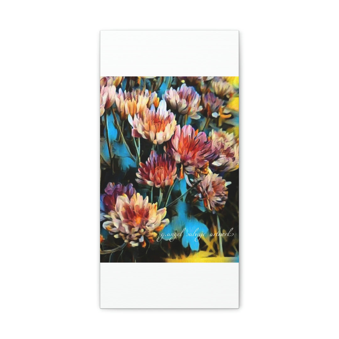 Corinthian Mums Canvas Gallery Wraps