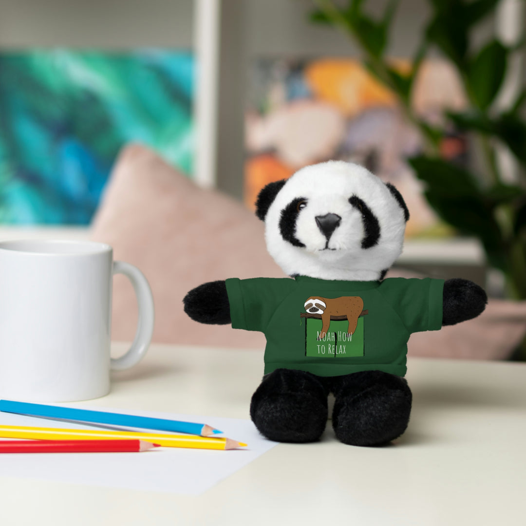 Noah How to Relax Stuffed Animals with Tee
