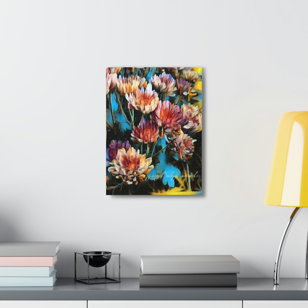 Corinthian Mums Canvas Gallery Wraps