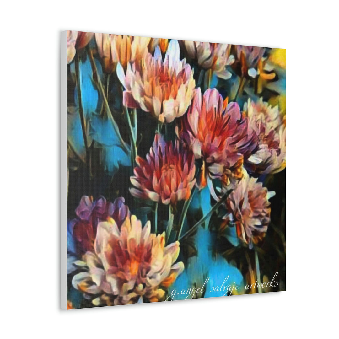 Corinthian Mums Canvas Gallery Wraps