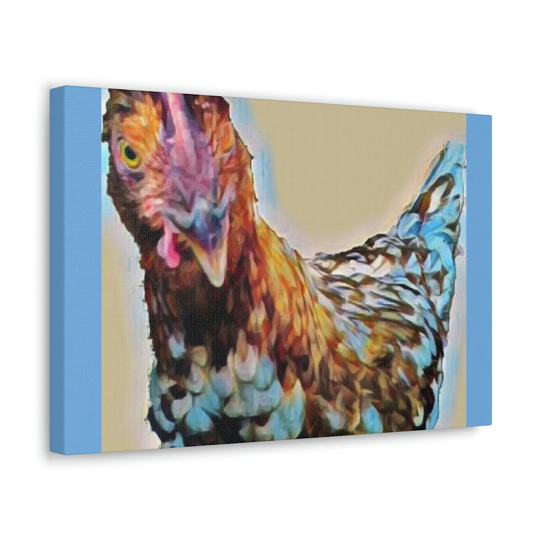 Spot the Hen on Canvas Gallery Wraps