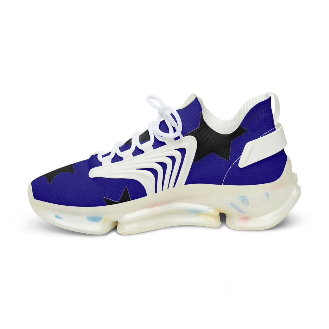 Gatlin'sBlue w/black stars Mesh Sneakers