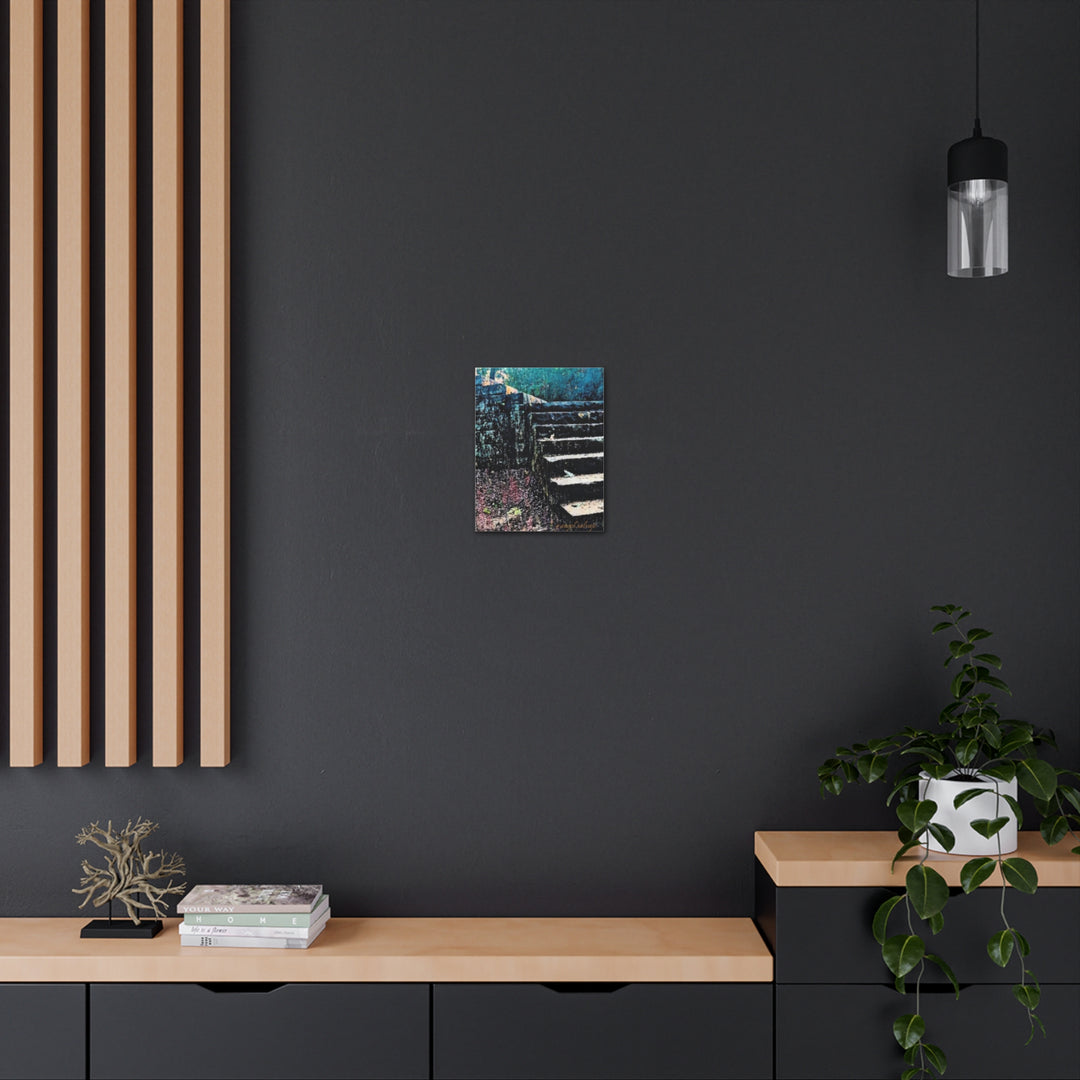 Take the High Road in pastels Canvas Gallery Wraps
