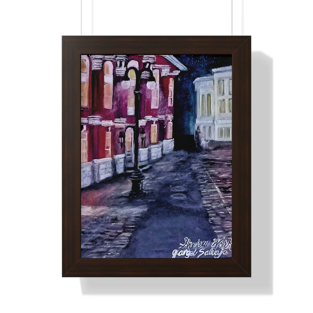 Shadow Work Framed Vertical Poster