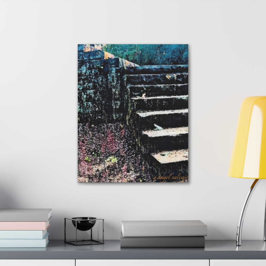 Take the High Road in pastels Canvas Gallery Wraps