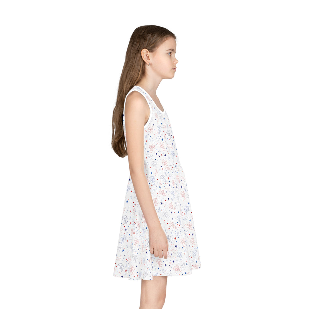 Girls' Sleeveless Sundress (AOP)