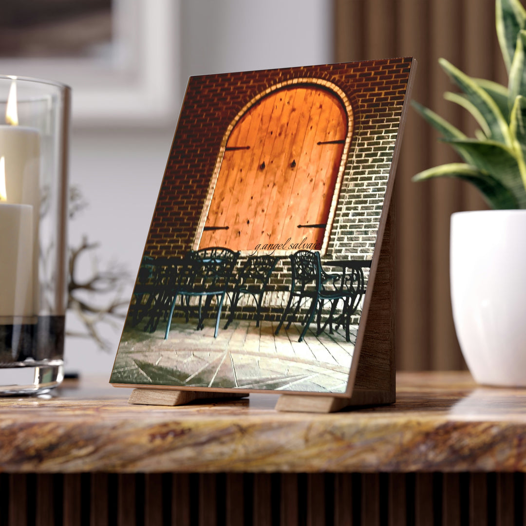 The Red Clay Table, Sheffield, AL, Ceramic Photo Tile