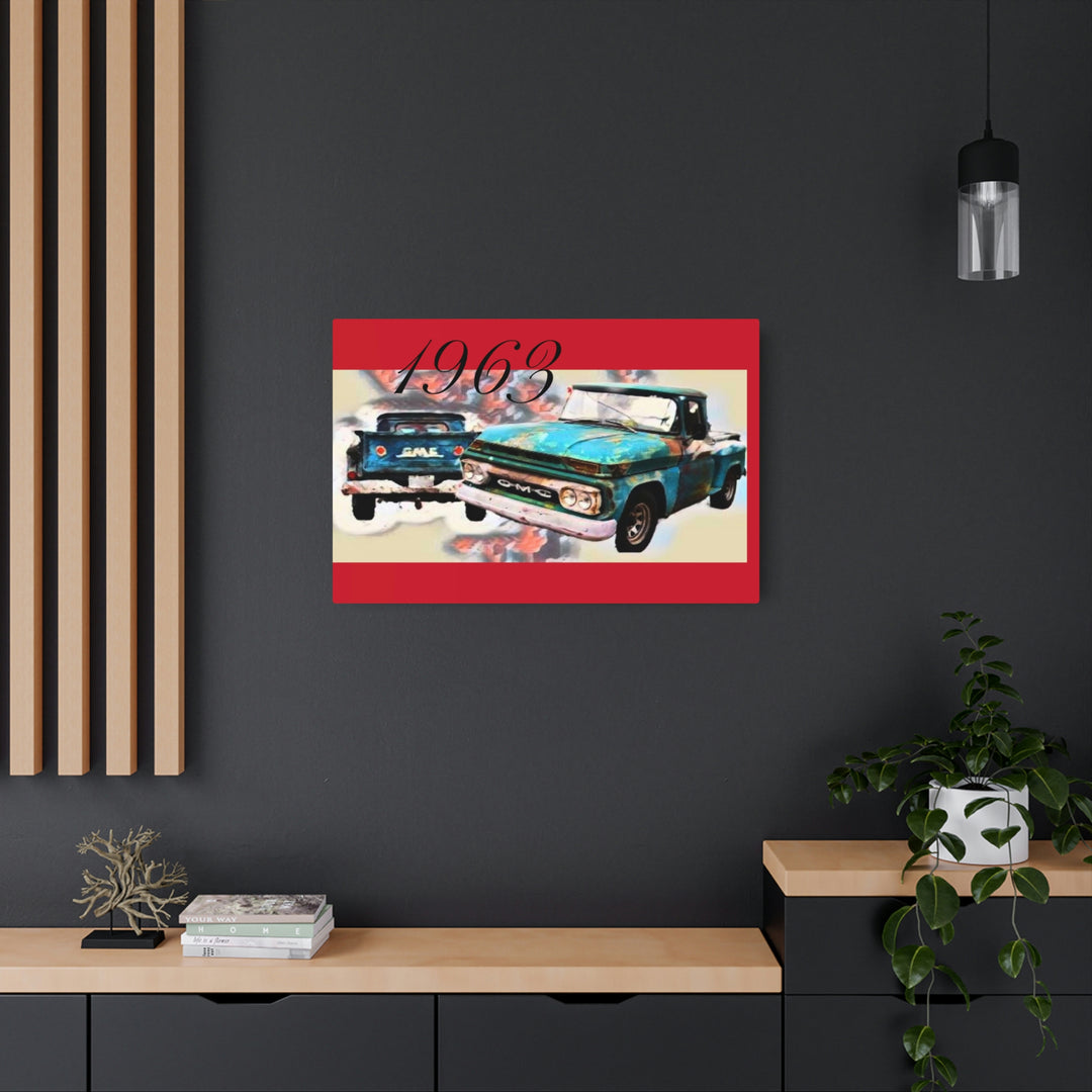 1963 gmc v6 Metal Art Sign