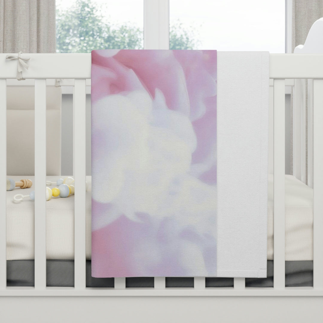 Pink clouds Soft Fleece Baby Blanket