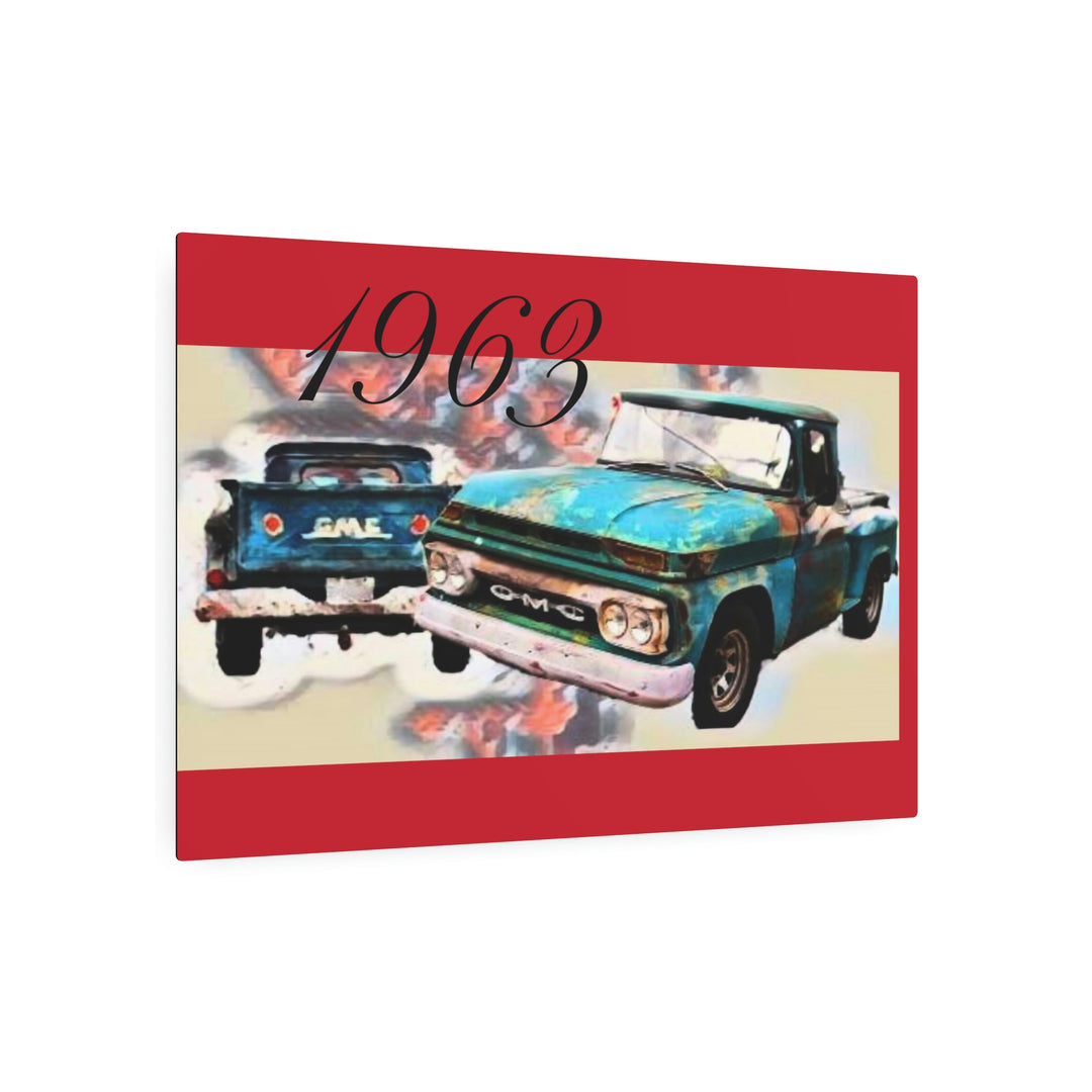 1963 gmc v6 Metal Art Sign