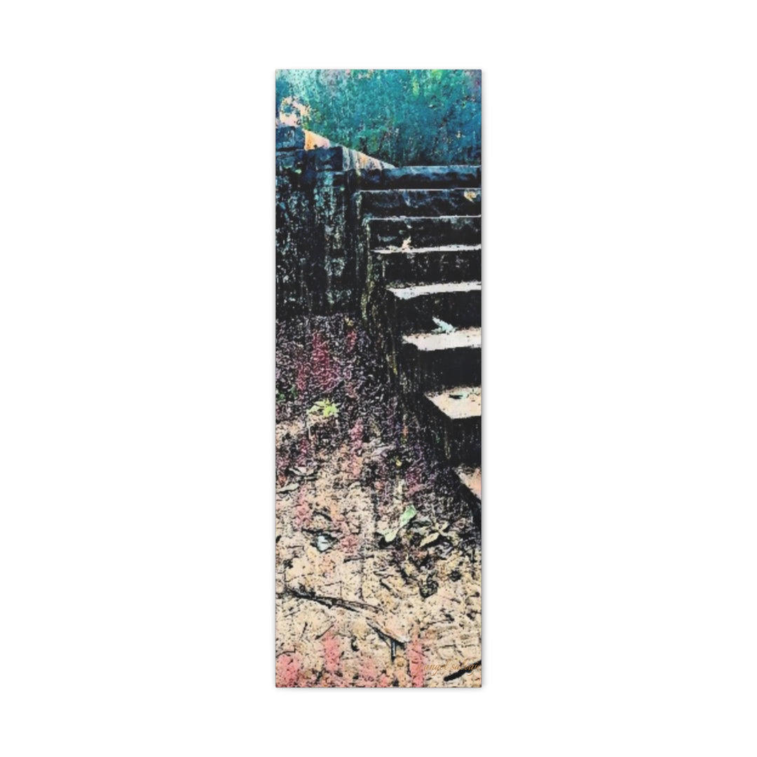 Take the High Road in pastels Canvas Gallery Wraps