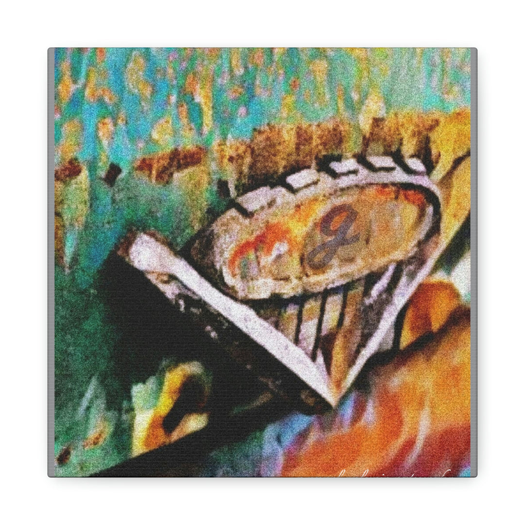 g's '63 V6 emblem on Canvas Gallery Wraps