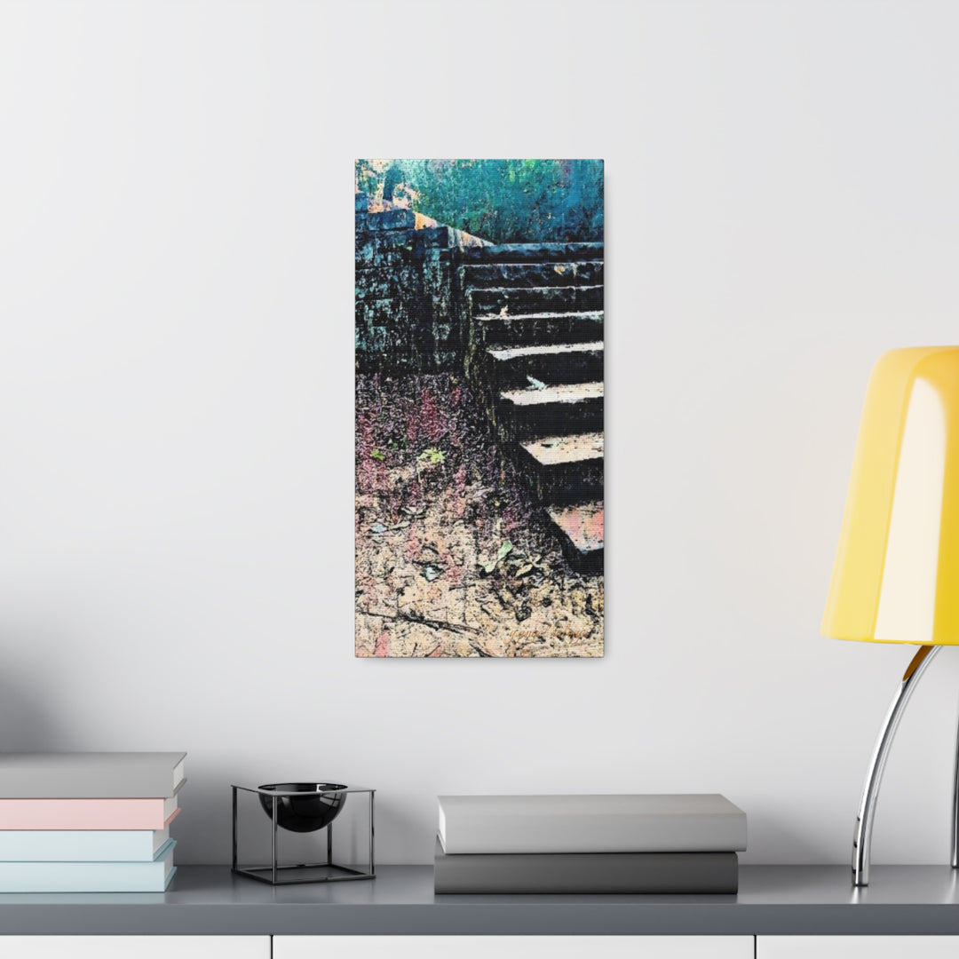 Take the High Road in pastels Canvas Gallery Wraps