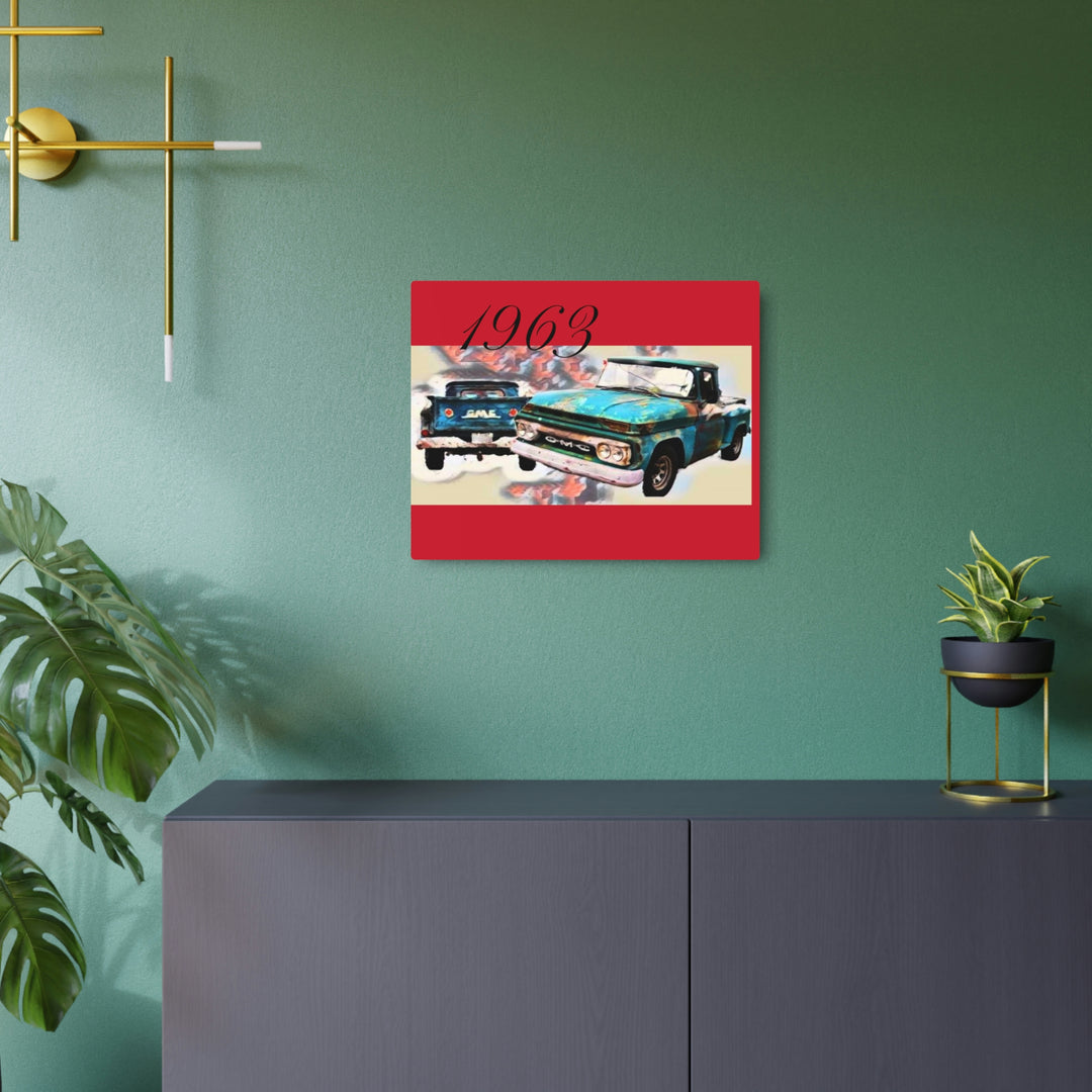 1963 gmc v6 Metal Art Sign