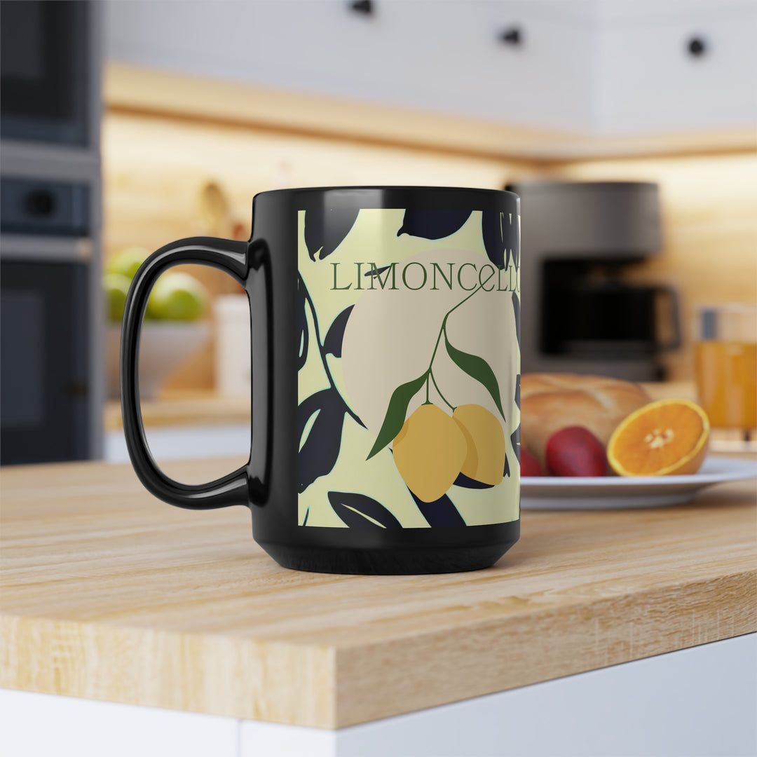 Limoncello Black Mug, 15oz