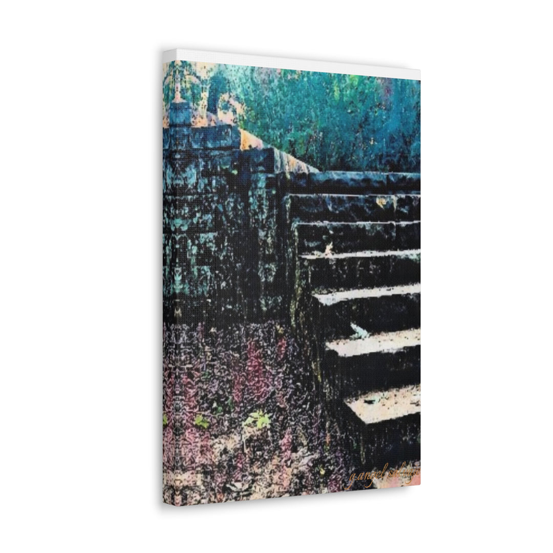 Take the High Road in pastels Canvas Gallery Wraps