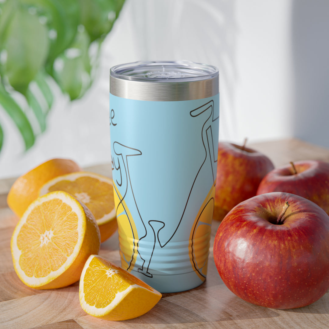 Lemon Keep Movin' Ringneck Tumbler, 20oz