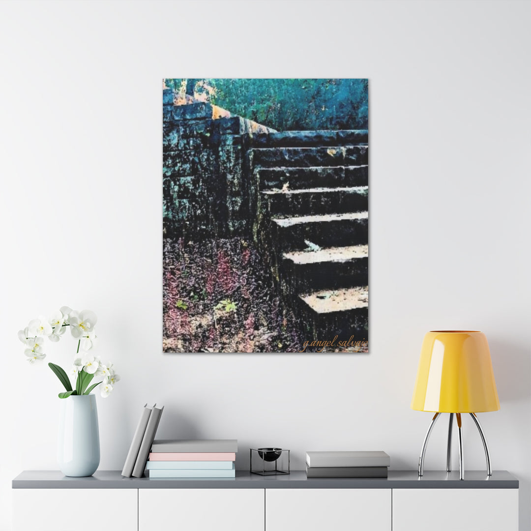 Take the High Road in pastels Canvas Gallery Wraps