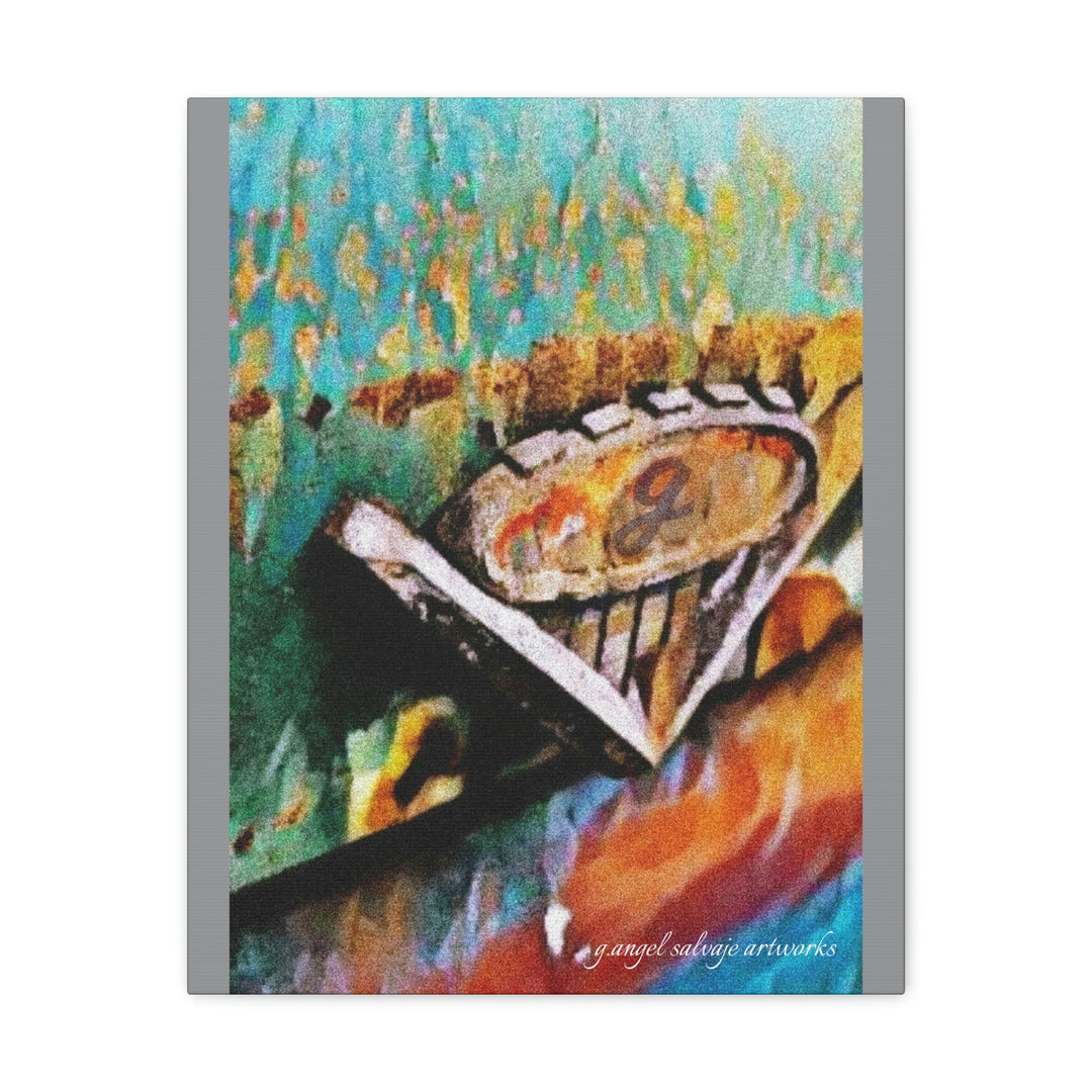 g's '63 V6 emblem on Canvas Gallery Wraps