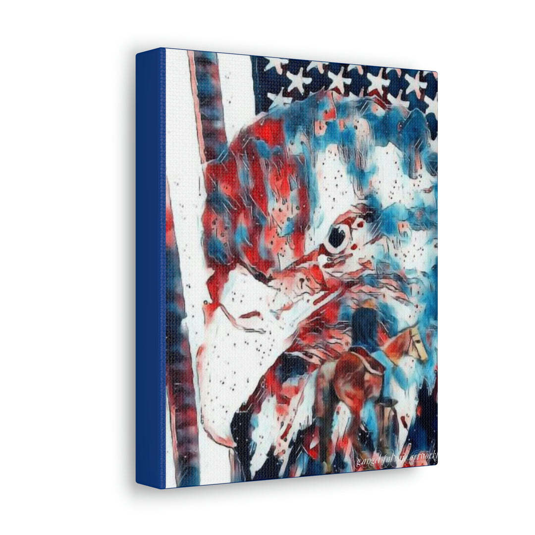 America Strong and Free Canvas Gallery Wraps