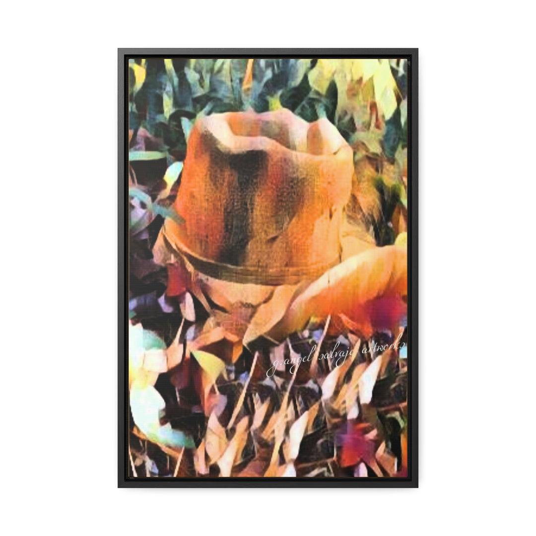 A Man's Hat Gallery Canvas Wraps, Vertical Frame