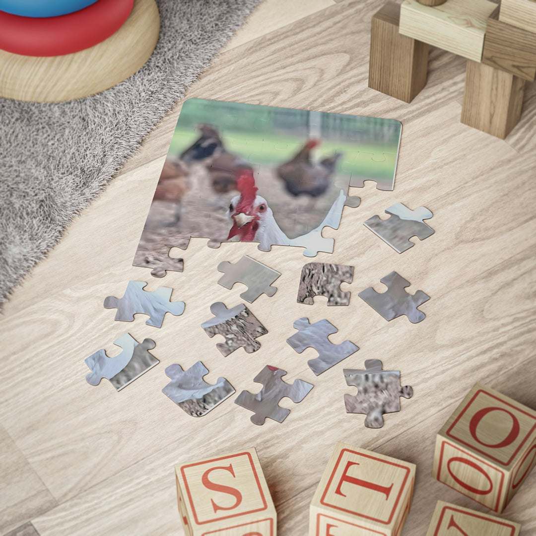 Curious Chicken Kids' Puzzle, 30-Piece