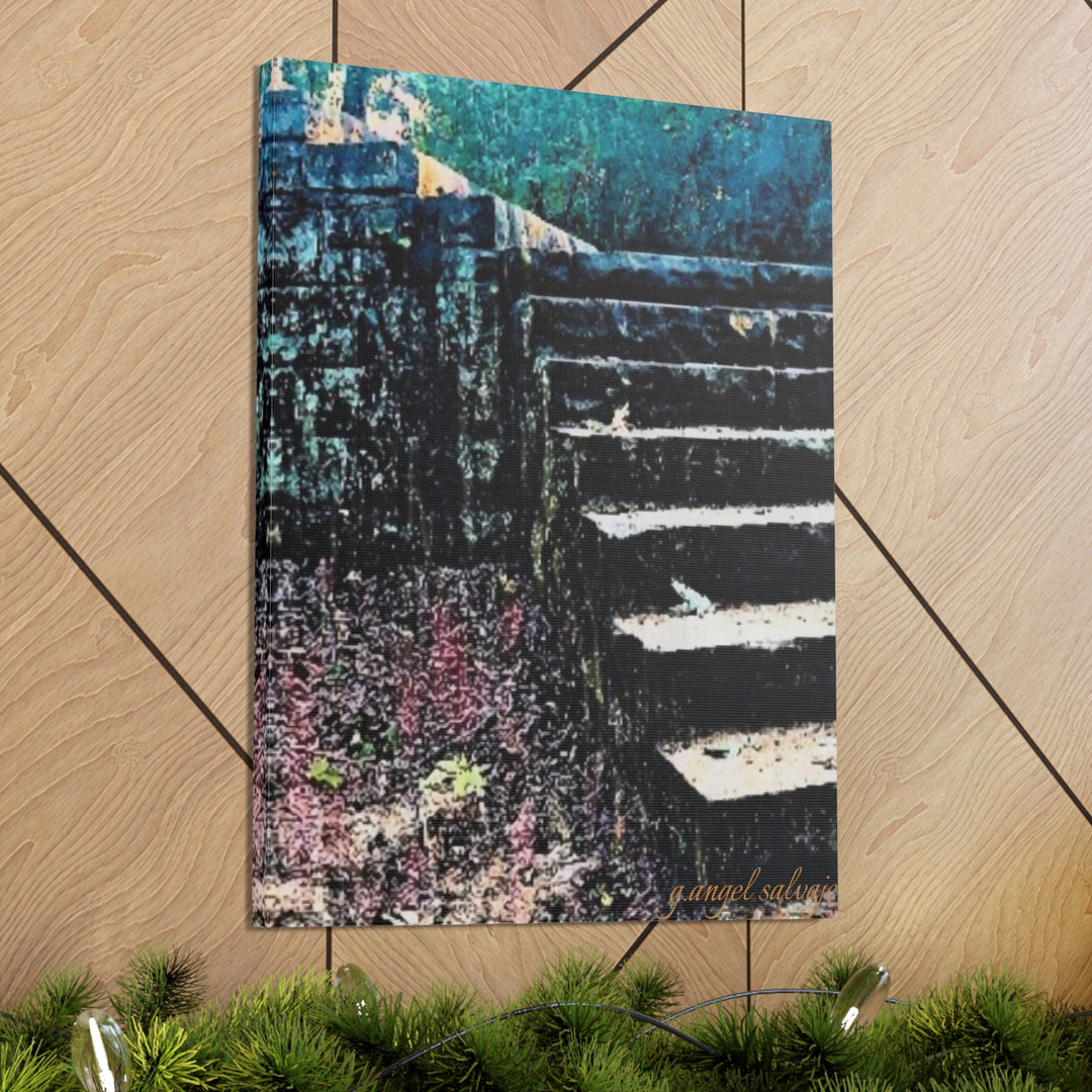 Take the High Road in pastels Canvas Gallery Wraps