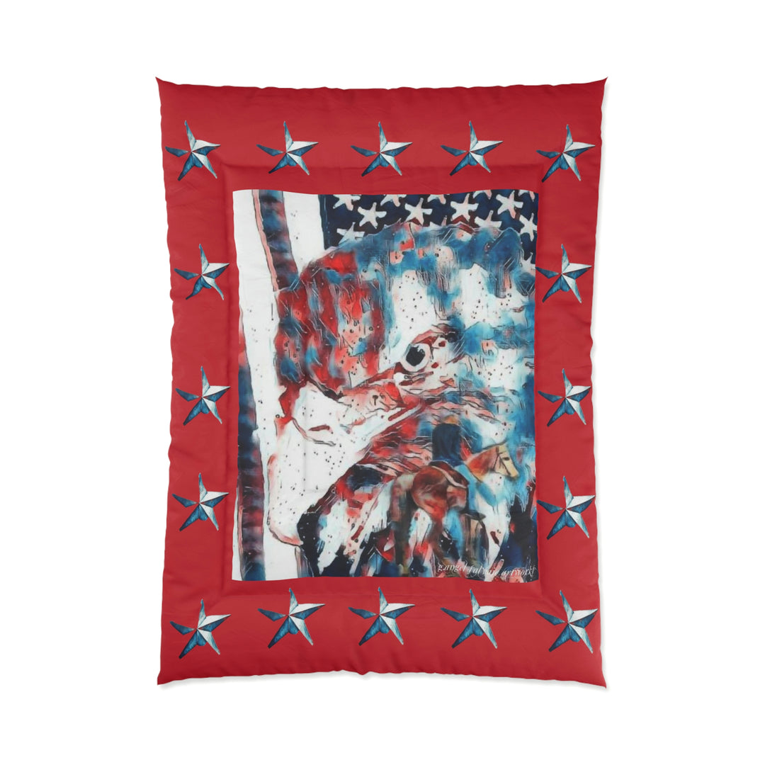 America Land of the Free Comforter
