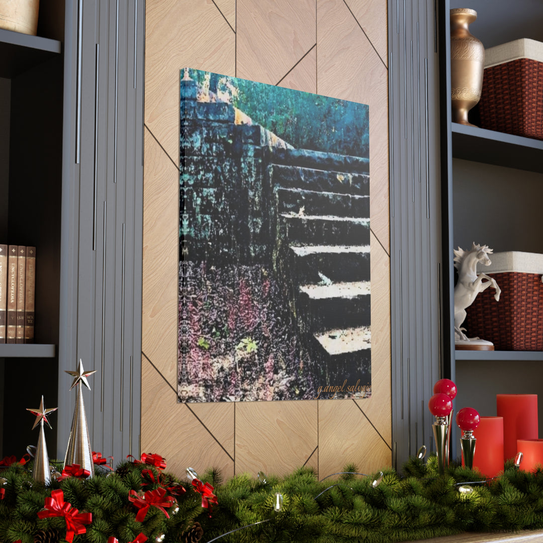 Take the High Road in pastels Canvas Gallery Wraps