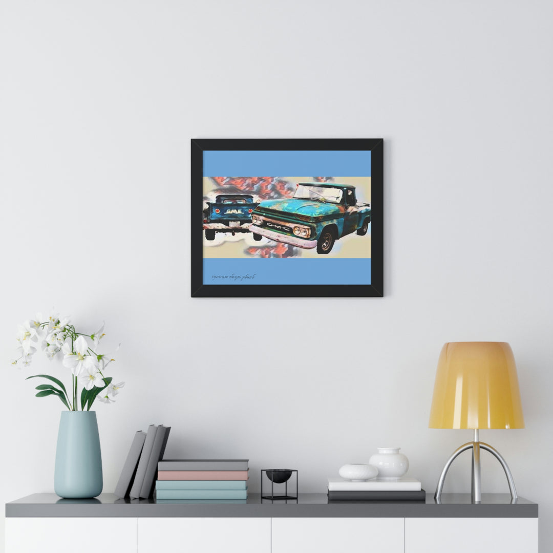 1963 GMC Framed Horizontal Poster