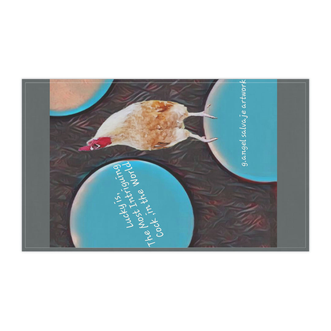 Lucky Cock Kitchen Towel
