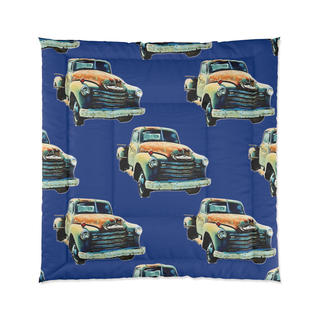 1953 Antique Truck  Blue Comforter style 2