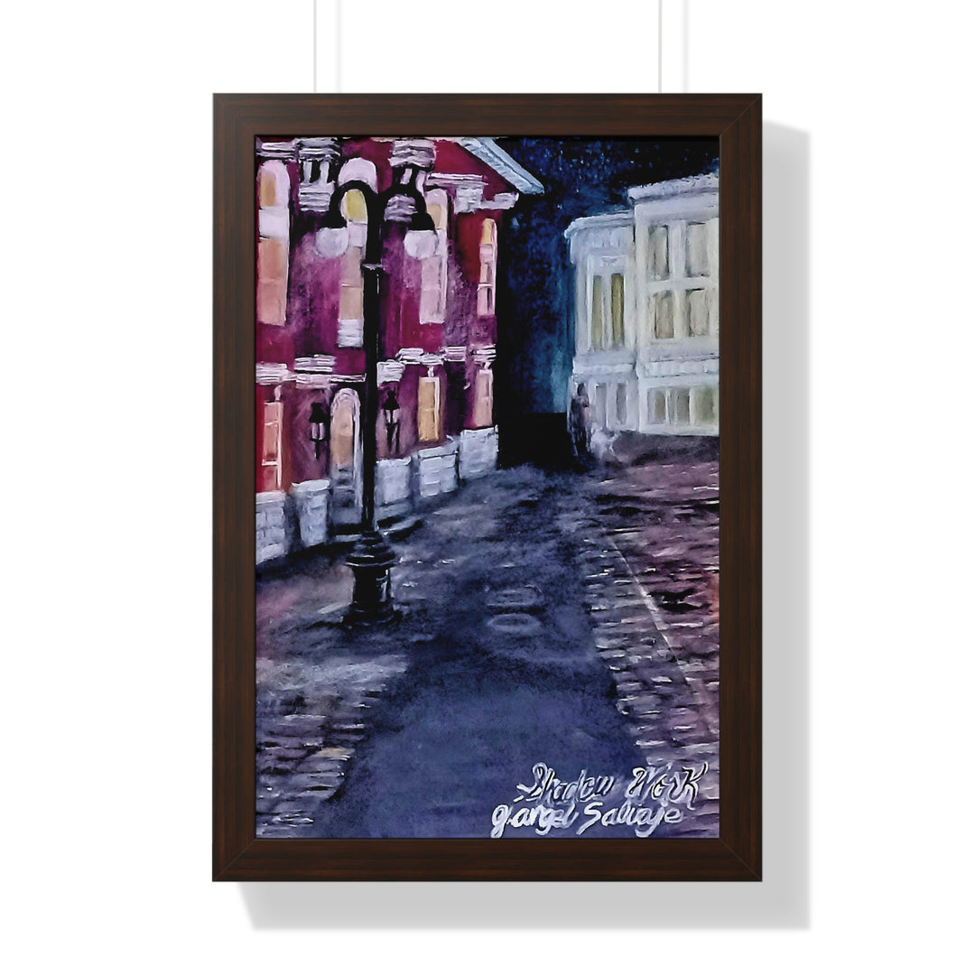 Shadow Work Framed Vertical Poster