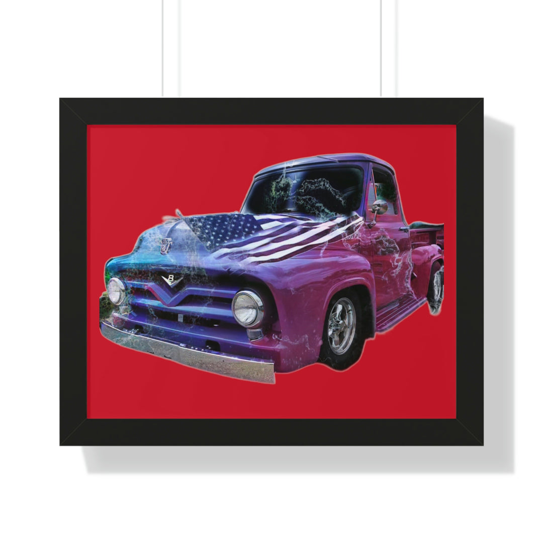 1956 Ford Truck Framed Horizontal Poster