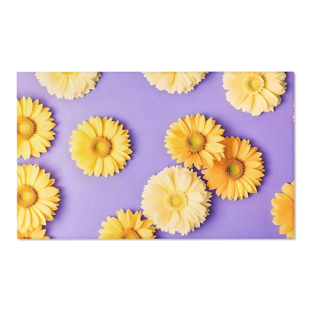 Flower Power Style 4 Area Rugs