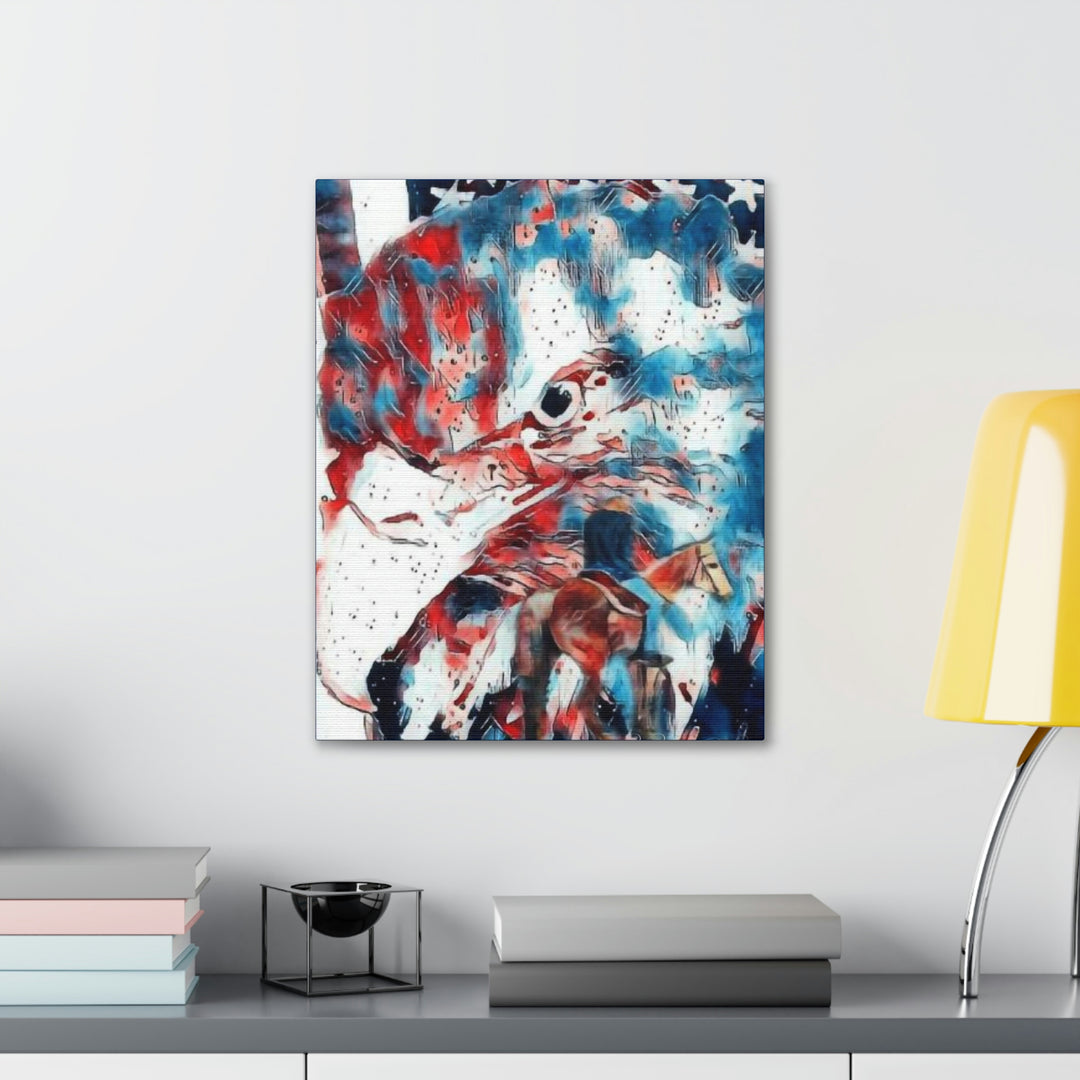 America Strong and Free Canvas Gallery Wraps