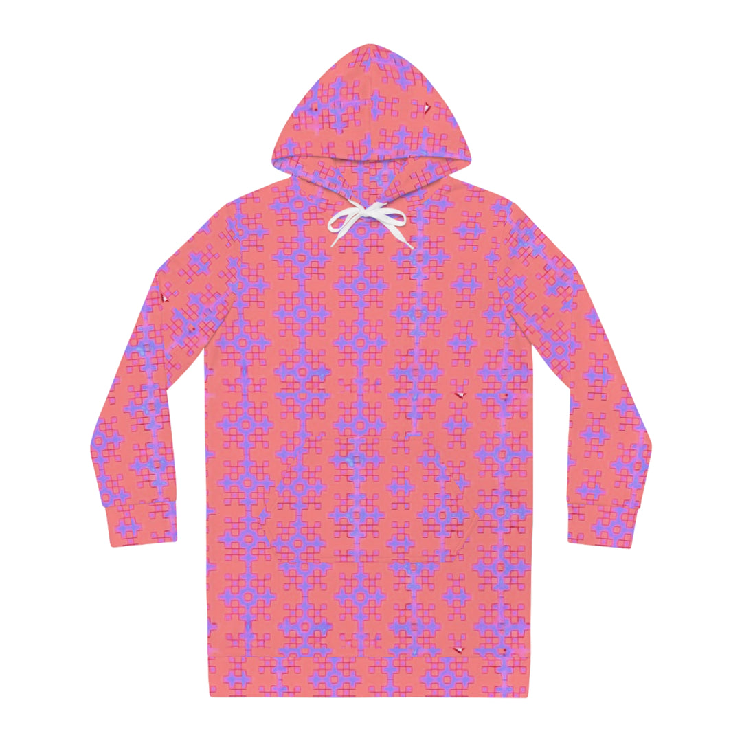 Pink Women's Hoodie Dress (AOP)