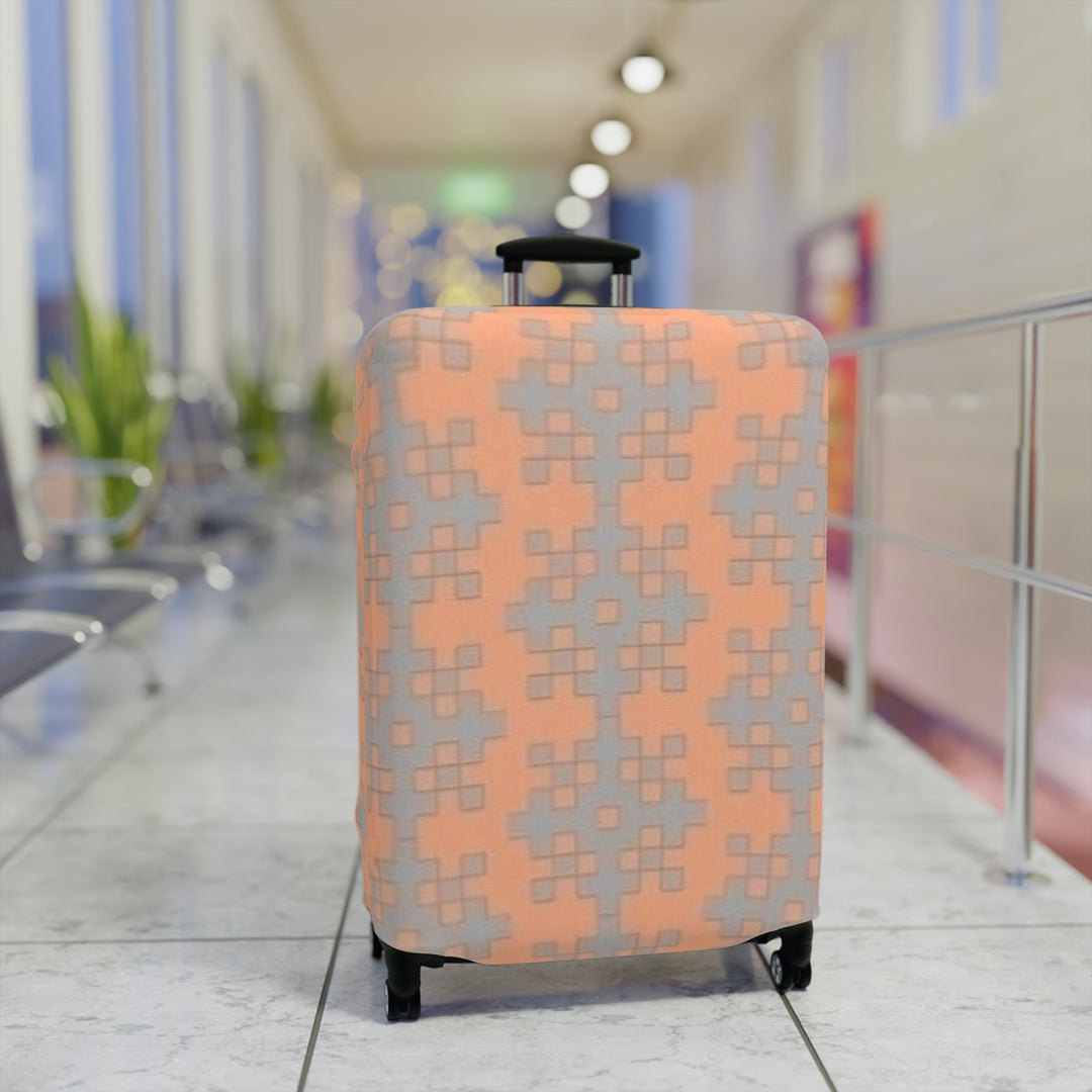 Coral Luggage Cover