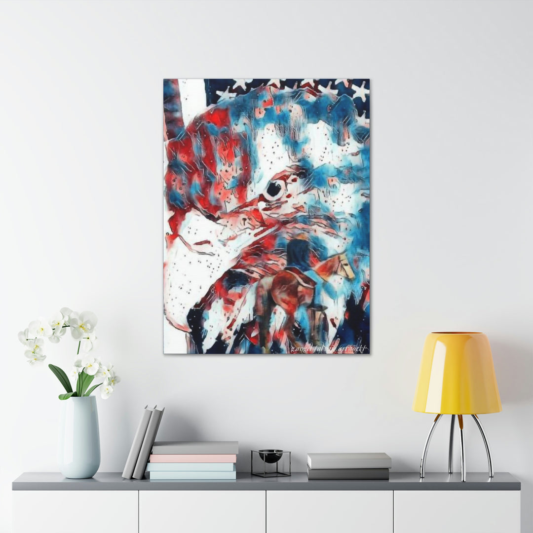 America Strong and Free Canvas Gallery Wraps