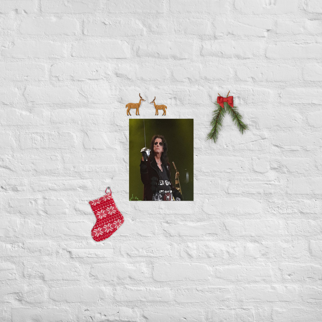 Have an Alice Cooper Christmas Poster