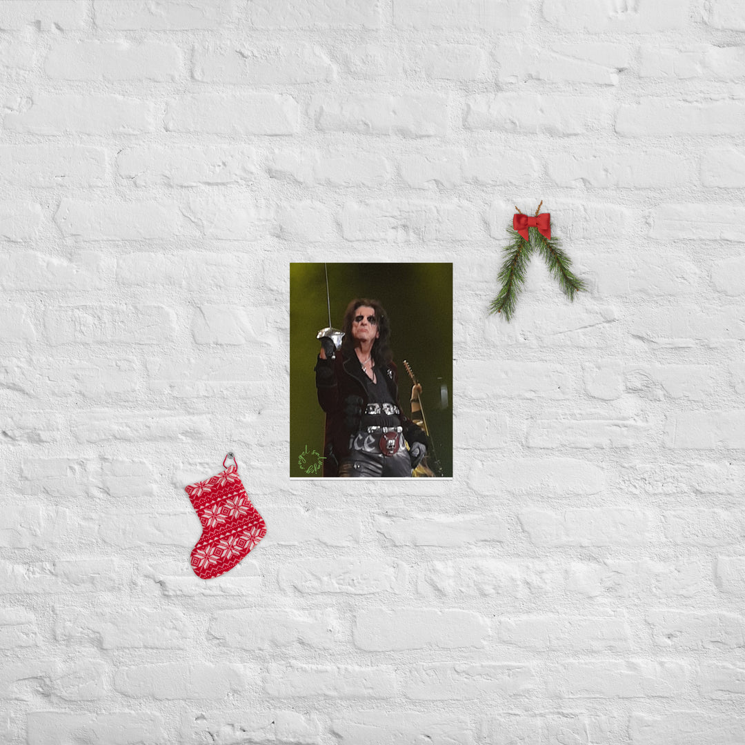 Have an Alice Cooper Christmas Poster