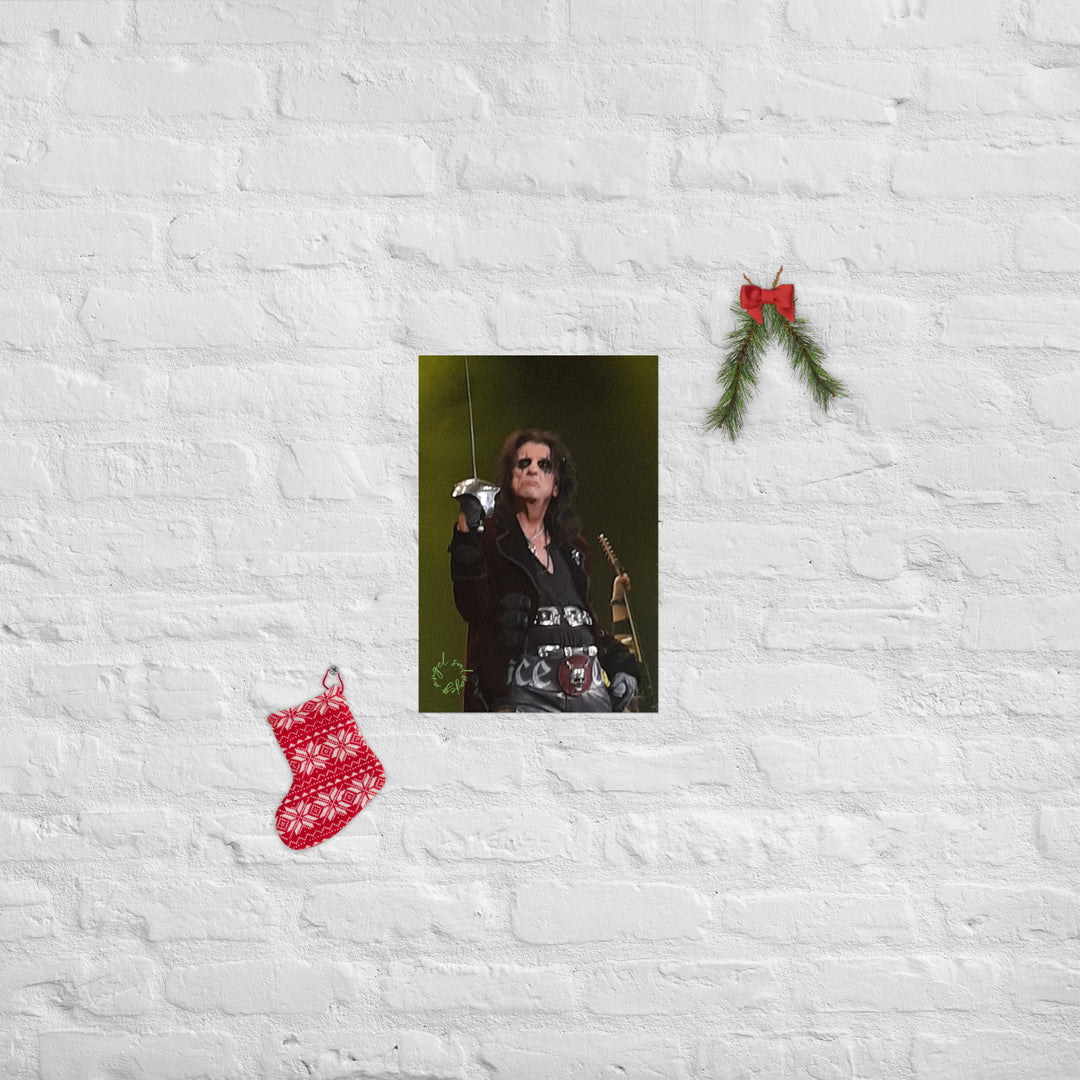 Have an Alice Cooper Christmas Poster