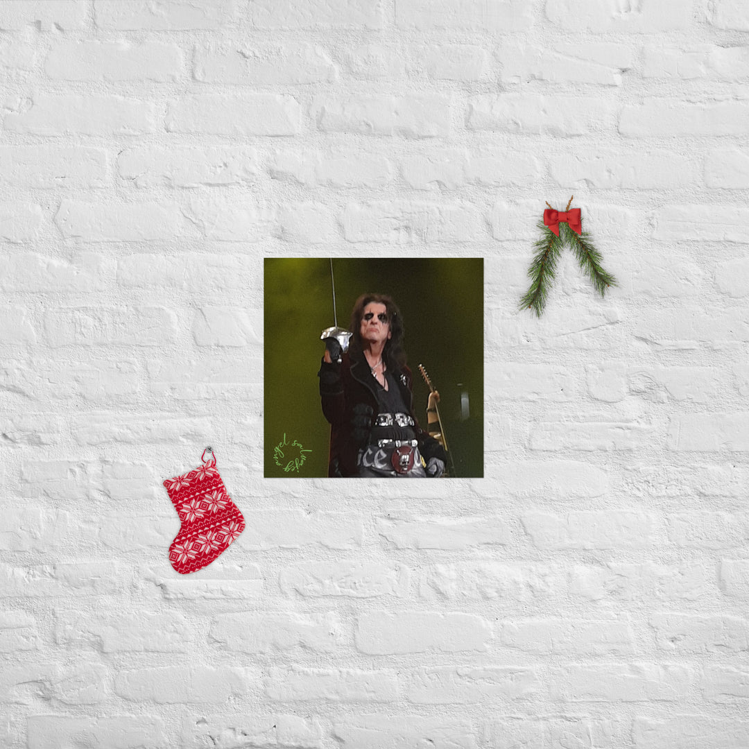 Have an Alice Cooper Christmas Poster