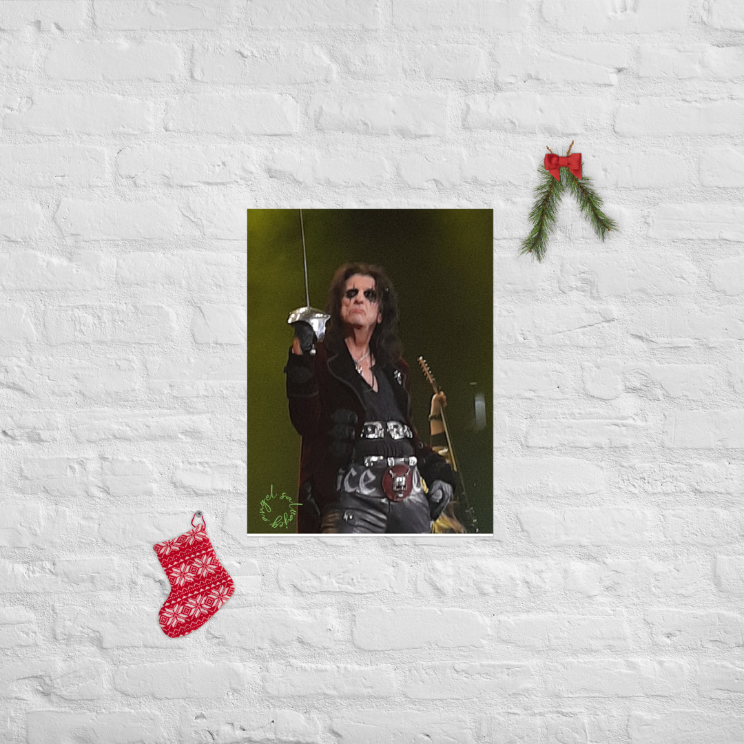 Have an Alice Cooper Christmas Poster