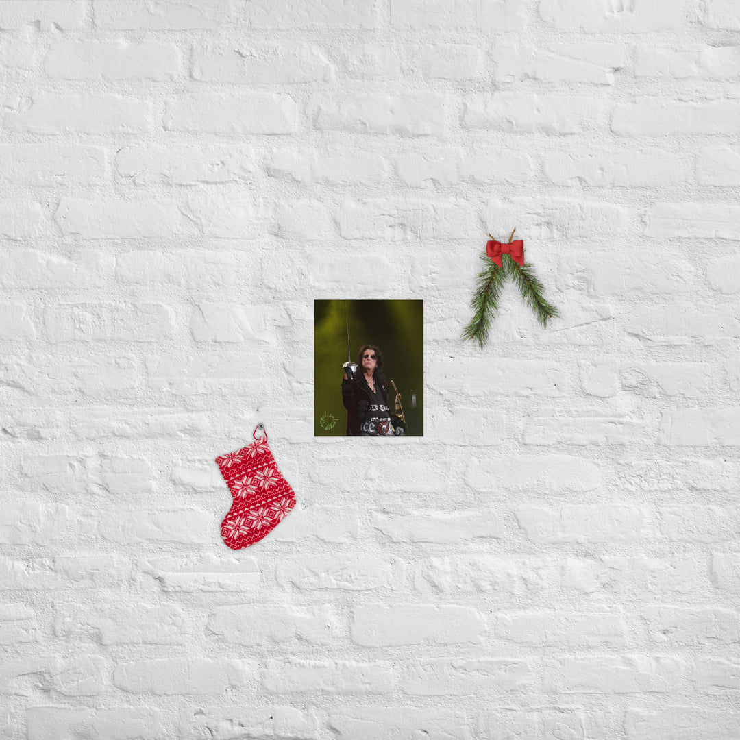 Have an Alice Cooper Christmas Poster